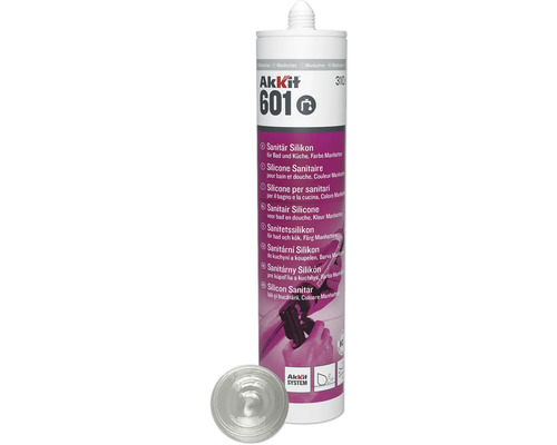 Akkit 601 Sanitär Silikon in Manhattan Farbe für Bad und Küche
