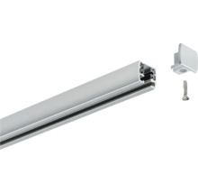 Profilé en aluminium avec embout et vis
