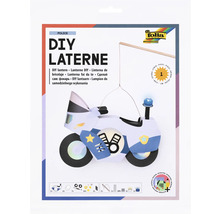 DIY Laterne Polizei-Motorrad Bastelset
