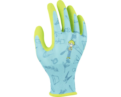 Gant de jardin avec motifs de jardin et application