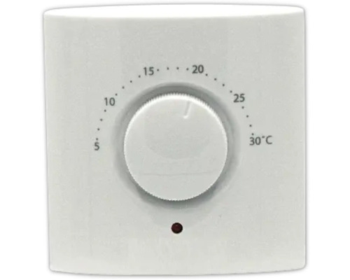 Thermostat mit Temperatureinstellung von 5 bis 30 Grad Celsius