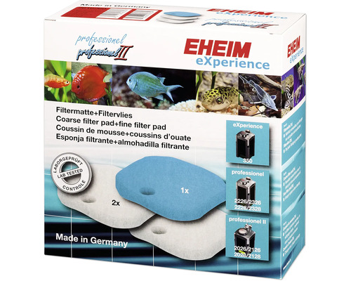 Eheim Experience Masses filtrantes et ouate de filtration pour filtres d''aquarium