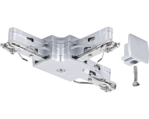 Raccord d''angle pour système de rail avec vis et embout