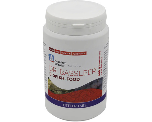 Nourriture pour poissons d'aquarium Aquarium Münster Dr. Bassleer Biofish Food BETTER TABS 680 g Dr. Bassleer Biofish-Food comprimés d''alimentation pour poissons