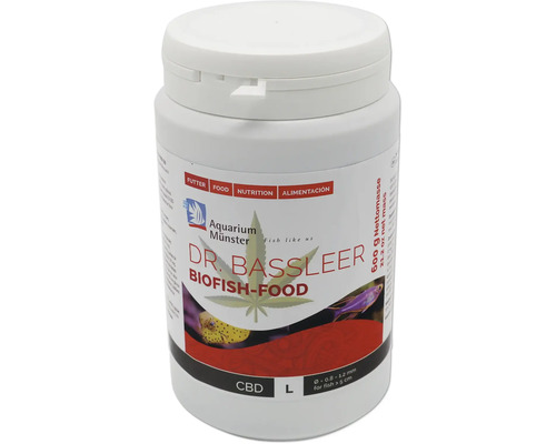 Nourriture pour poissons d'aquarium Aquarium Münster Dr. Bassleer Biofish Food CBD L 600 g Dr. Bassleer Biofish-Food pour poissons d''aquarium, 600 grammes