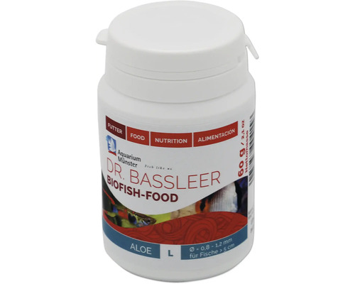 Nourriture pour poissons d'aquarium Aquarium Münster Dr. Bassleer Biofish Food Aloe L 60 g Dr. Bassleer Biofish-Food pour poissons d''aquarium