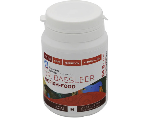 Nourriture pour poissons d'aquarium Aquarium Münster Dr. Bassleer Biofish Food Aloe M 60 g Dr. Bassleer Biofish-Food en boîte, nourriture pour poissons