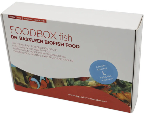 Dr. Bassleer Biofish Foodbox nourriture pour poissons avec différentes variétés