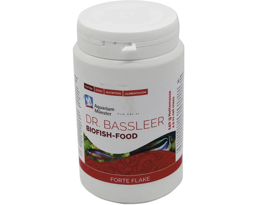 Nourriture pour poissons d'aquarium Aquarium Münster Dr. Bassleer Biofish Food Forte Flake 140 g Dr. Bassleer Biofish-Food Forte Flake, 140 grammes, nourriture pour poissons