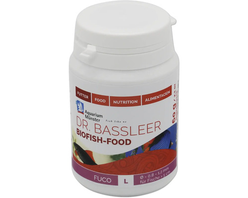 Nourriture pour poissons d'aquarium Aquarium Münster Dr. Bassleer Biofish Food Fuco L 60 g Dr. Bassleer Biofish-Food Nourriture pour poissons d''aquarium