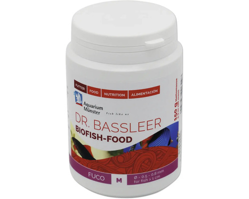 Nourriture pour poissons d'aquarium Aquarium Münster Dr. Bassleer Biofish Food Fuco M 150 g Dr. Bassleer Biofish-Food en boîte