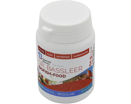Nourriture pour crevettes Aquarium Münster Dr. Bassleer Biofish Food Sticks Regular 60g Dr. Bassleer Biofish-Food Shrimp Sticks Regular pour crevettes, 60 grammes