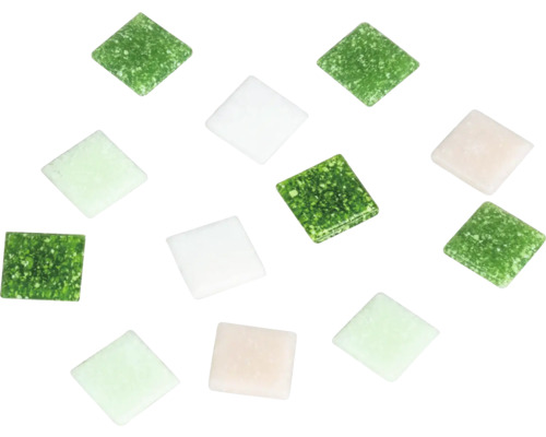 Quadratische Mosaiksteine aus Glas