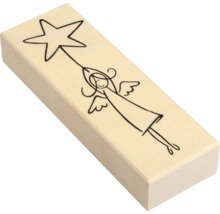 Stempel mit Engel und Stern Motiv
