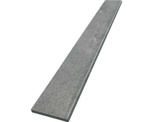 Barre plate en acier gris
