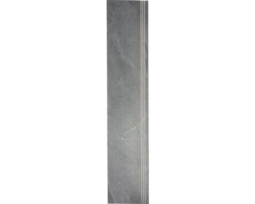 Carreau d'escalier en grès cérame avec trois lignes décoratives