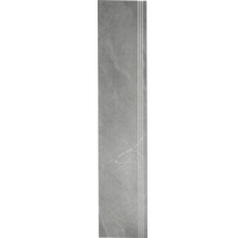 Carreau d'escalier gris avec trois rainures