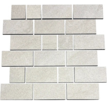 Mosaïque en grès cérame avec motif à joints croisés