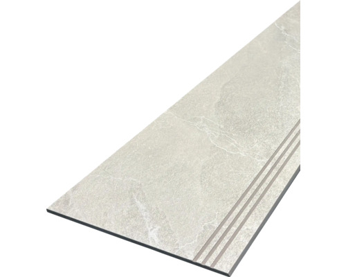 Keramik Treppenfliese mit Rillen für mehr Trittsicherheit