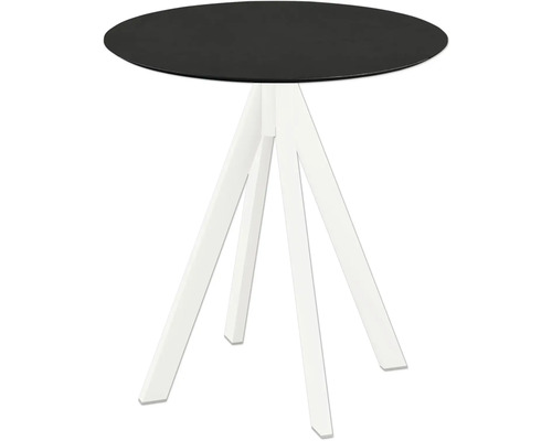 Table d'appoint ronde avec trois pieds