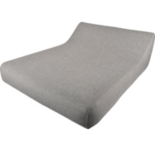 Graue Relaxliege aus Stoff