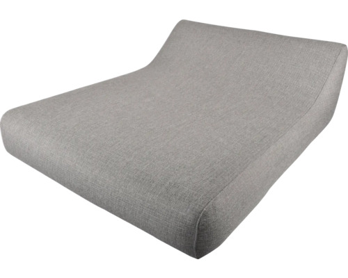 Graue Relaxliege aus Stoff