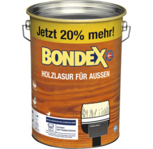 Holzlasur für Aussen von Bondex, dunkelgrau, Gebinde