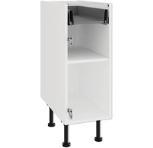 Meuble bas de cuisine avec étagère et pieds