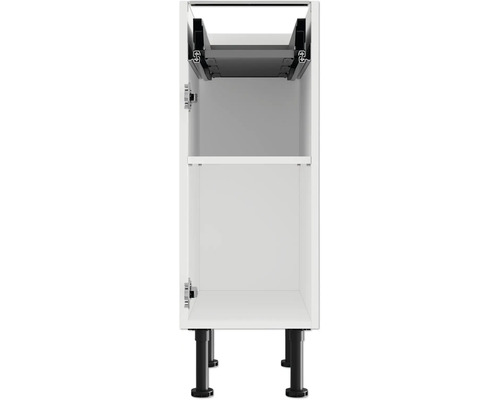 Meuble bas de cuisine avec système d'extraction et pieds