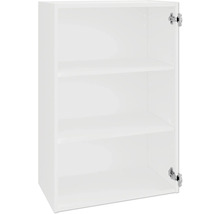 Armoire suspendue blanche avec trois compartiments pour montage mural