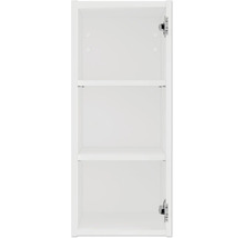 Armoire de salle de bain blanche avec étagères