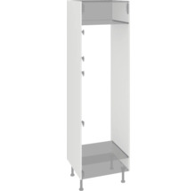 Meuble bas de cuisine avec pieds et portes blanches