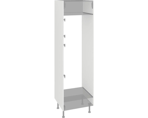 Meuble bas de cuisine avec pieds et portes blanches