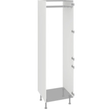 Corps d'armoire à vêtements avec tringle et pieds