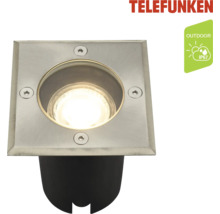 Telefunken Bodeneinbaustrahler aus Edelstahl mit Schutzart IP67 für den Aussenbereich