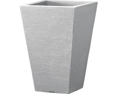 Pot de fleurs carré en plastique