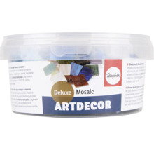 Pierres de mosaïque en verre dans une boîte transparente de la marque Artdecor