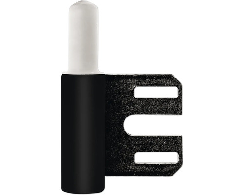 Türbandunterteil Ø 15 mm schwarz matt Türenband aus Metall