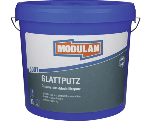 Enduit de lissage MODULAN 5001 à faire mélanger dans le coloris souhaité Seau d''enduit lisse Enduit de modelage en dispersion de la marque Modulan