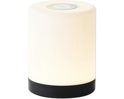 Zylindrische Tischleuchte mit Touchfunktion.