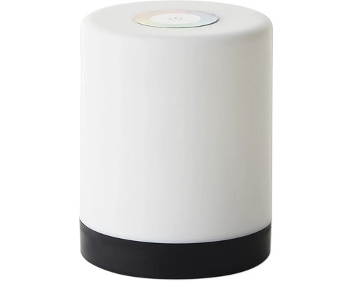 Zylindrische Tischleuchte mit Farbwahl und berührungsempfindlichem Schalter