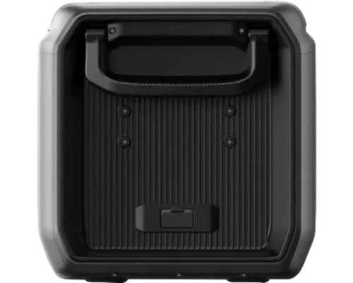 Schwarz tragbare Stromstation mit Tragegriff