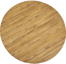 Runde Tischplatte aus Holz