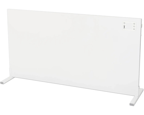 Panneau chauffant infrarouge Eurom Mon Soleil 600 67x125x12 cm 600 watts avec Wi-Fi Radiateur sur pied blanc avec éléments de commande