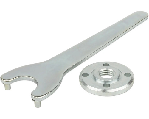 Clé à fourche et bride pour meuleuse d''angle