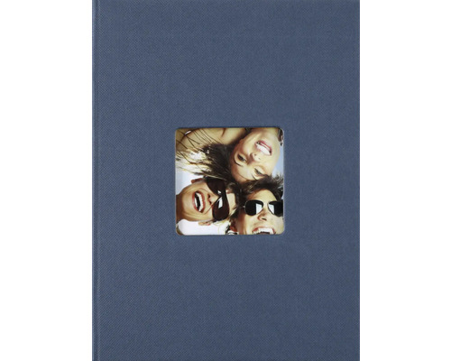 Fotoalbum mit Fensterausschnitt für ein eigenes Bild