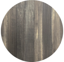 Panneau de bois circulaire avec grain