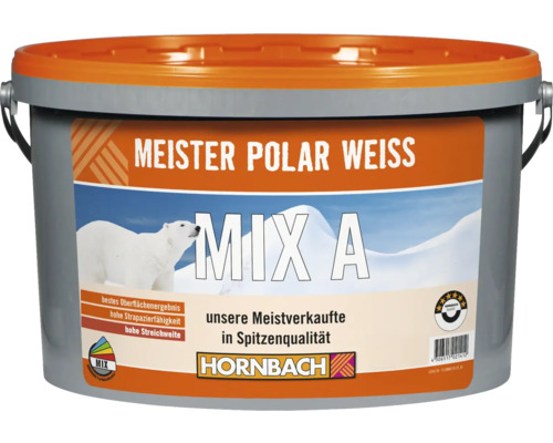 Seau de peinture Meister Polar Weiss Mix A