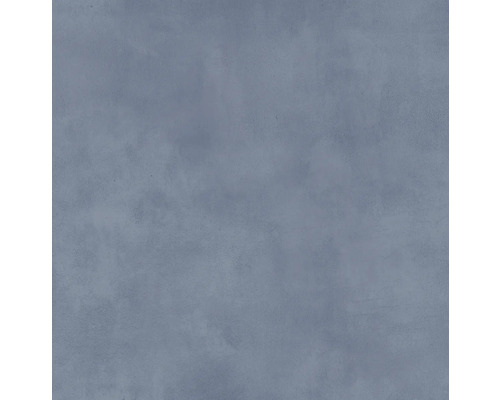 Carrelage sol et mur en grès-cérame fin Noblesse 60 x 60 x 0,95 cm blu bleu mat rectifié Crépi gris pour murs