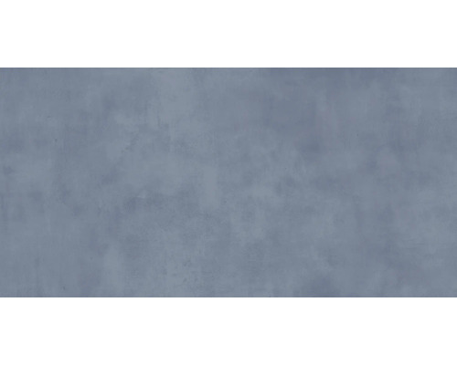 Wand- und Bodenfliese Noblesse blu matt 60x120x1,05cm Strukturtapete mit Putzoptik